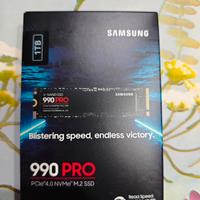 SSD Samsung 990 pro NVMe M.2 1tb  sigillato