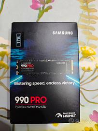 SSD Samsung 990 pro NVMe M.2 1tb  sigillato