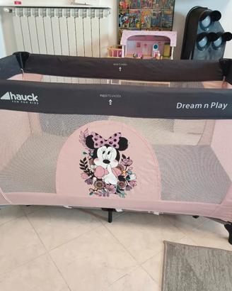 Lettino da viaggio Hauck Disney Minnie + Materasso