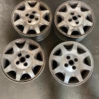 4 cerchi in lega originali lancia raggio 14