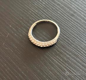 Anello argento 925 brillantini