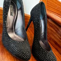 Dolce &Gabbana decollete camoscio nero