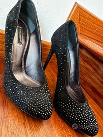 Dolce &Gabbana decollete camoscio nero