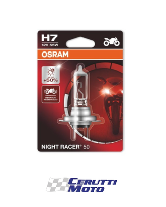 Lampadina H7 Osram Night Racer 50 alta luminosità