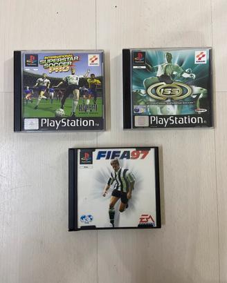 Playstaion 1 giochi calcio