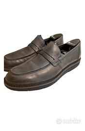 Mocassini Franzini Uomo – Pelle Blu, Made in Italy