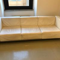 Divano 3 posti Le Corbusier in pelle