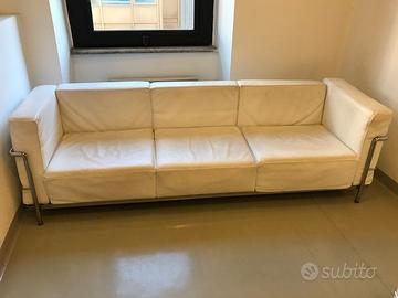 Divano 3 posti Le Corbusier in pelle