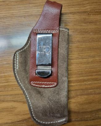 fondina in pelle scamosciata