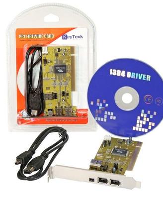 Scheda PCI 3 porte Firewire