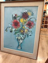 Vecchio bel quadro artista sardo Nateri