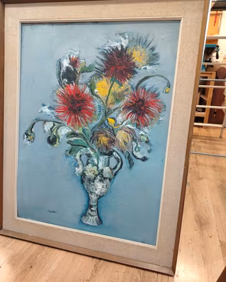Vecchio bel quadro artista sardo Nateri