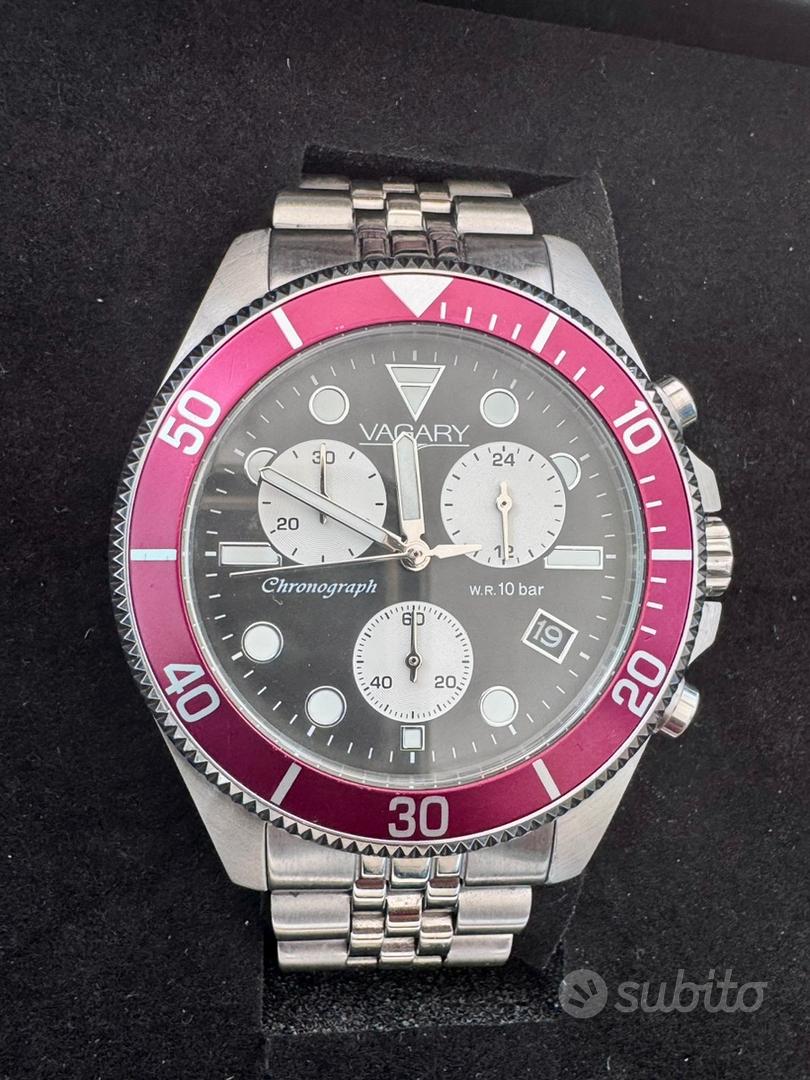 Orologio Uomo Vagary VS1-019-71 Al Quarzo - Cinturino In Pelle - Movimento Citizen