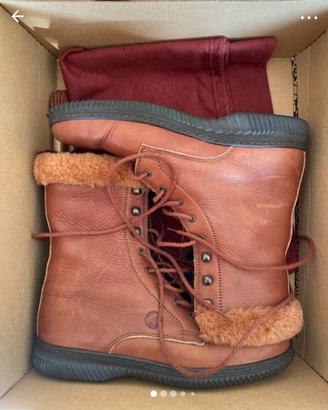 stivaletti da donna con pelliccia interna