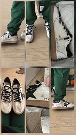 Sneakers Golden Goose bianche nere 39 nuove