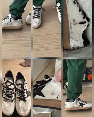 Sneakers Golden Goose bianche nere 39 nuove
