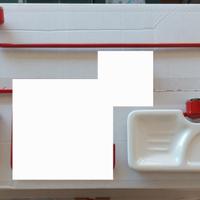 accessori bagno acciao laccati rosso