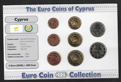 Cipro - Euro Coin Collection - 2008 FdC UNC