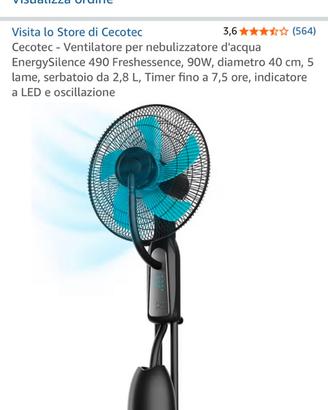 Ventilatore Nebulizzatore