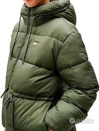 Tommy Jeans Hooded Midi Puffer Piumino Donna tgM