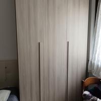 Armadio 3 ante e letto contenitore 1 piazza e mezz
