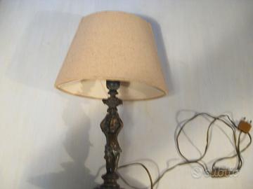 vecchia lampada in ottone 1940 vintage