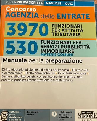 Libro concorso Agenzia delle Entrate