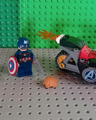 lego capitan america minifigures set 76189