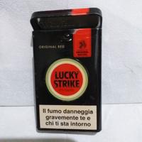 Portasigarette latta LUCKY STRIKE ORIGINAL RED NER