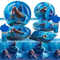 81 Pezzi Stoviglie Feste Sirena compleanno bambini