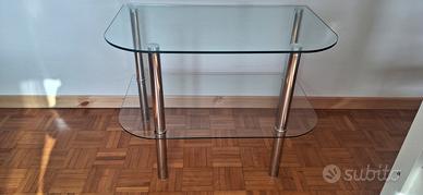 tavolino in vetro 