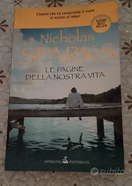 Libro Nicholas Sparks: le pagine della nostra vita