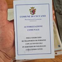 Licenza Ncc Lazio