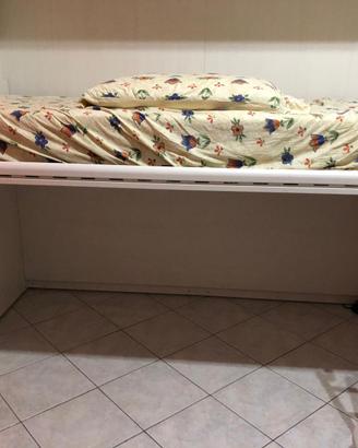 Letto a castello mistral con ruote