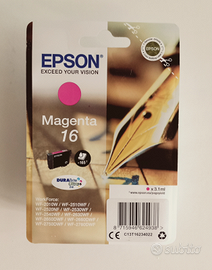 Cartuccia Epson magenta 16 stilo