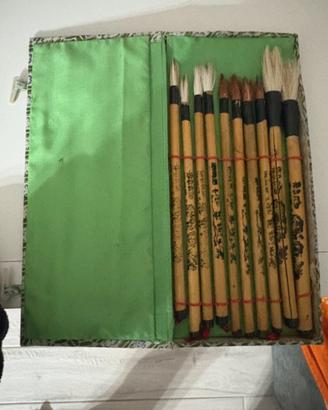 Set pennelli cinesi per calligrafia originale