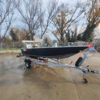 Barca Open in alluminio 450 stile Bass-boat