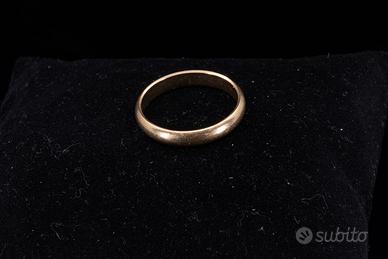 Fedina Classica in Oro Giallo 18 Carati