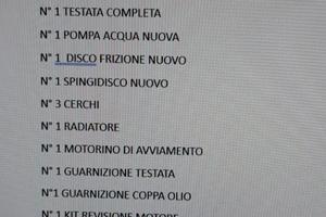 RICAMBI PER FIAT 600D ANNO 1965