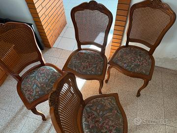Sedie in legno massello