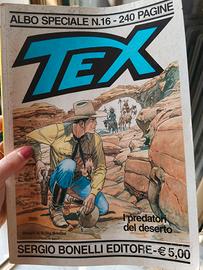 fumetto tex- i predatori del deserto