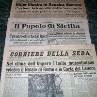 Quotidiani originali del ventennio