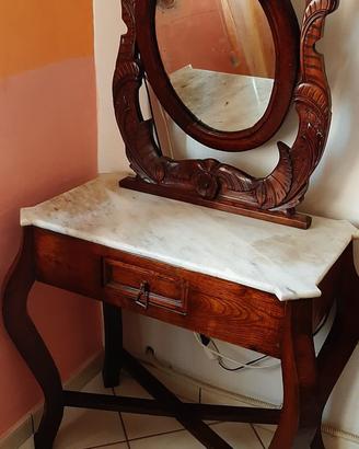 Toeletta / consolle d’epoca in stile Liberty
