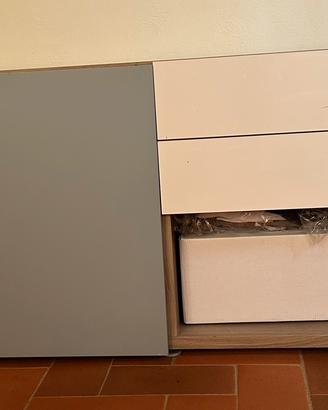 Madia Ikea 120 cm con 2 cassetti e anta