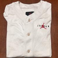 Maglia air jordan bianca - stile mesh sportivo
