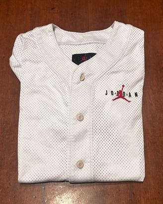 Maglia air jordan bianca - stile mesh sportivo