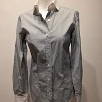 Camicia a righe bianco nero tg 42