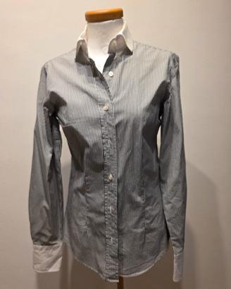 Camicia a righe bianco nero tg 42