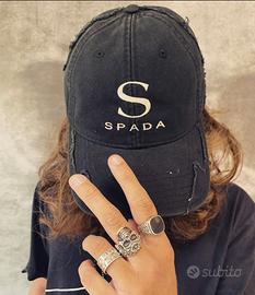 Cappellino berretto di Spadarella nero, nuovo