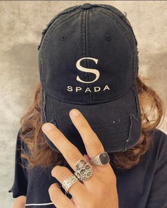 Cappellino berretto di Spadarella nero, nuovo